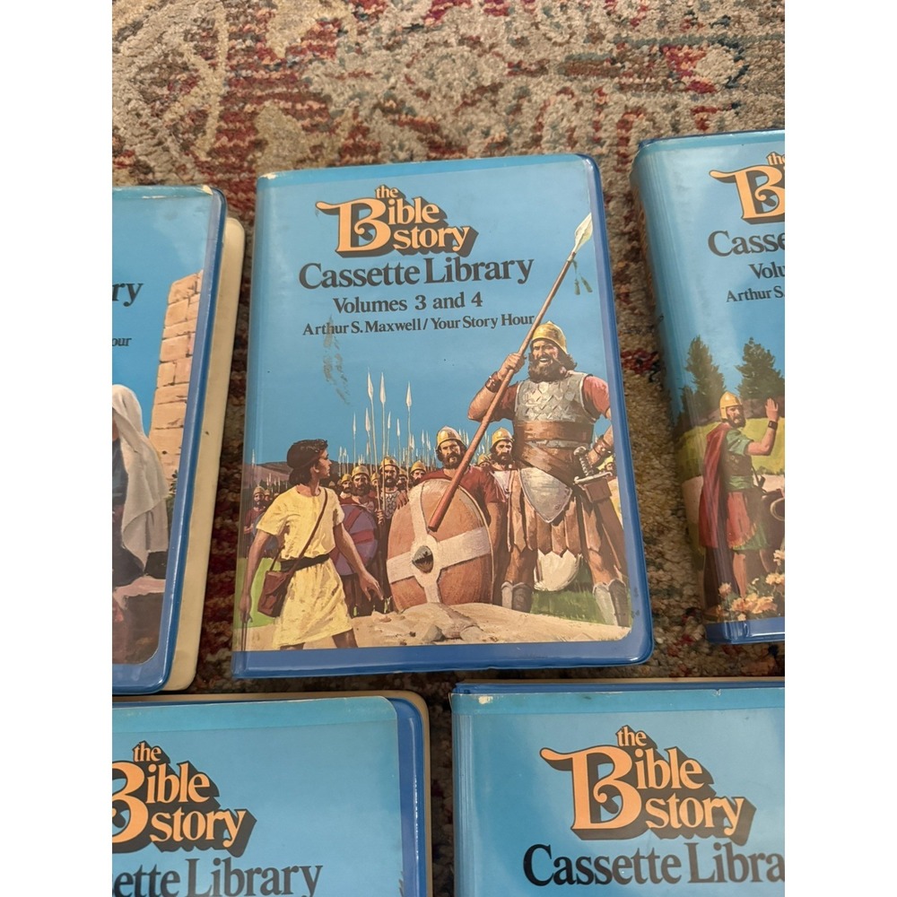 The Bible Story Cassette Library Vol 1–10 Arthur S Maxwell Complete Set Pre Own - Picture 5 of 11